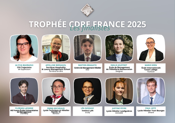 Les 10 finalistes du trophe CDRE FRANCE parrain par Anthony Torkington